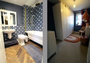 Bathroom and Bedroom- click for photo gallery
